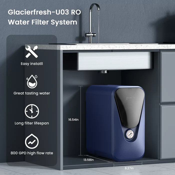 GLACIER FRESH GF U03 Reverse Osmosis System – 800 GPD - Constant Home Comfort