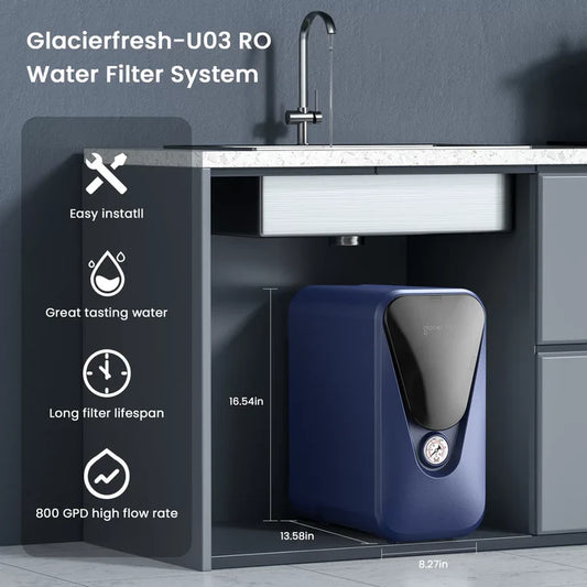 GLACIER FRESH GF U03 Reverse Osmosis System – 800 GPD - Constant Home Comfort